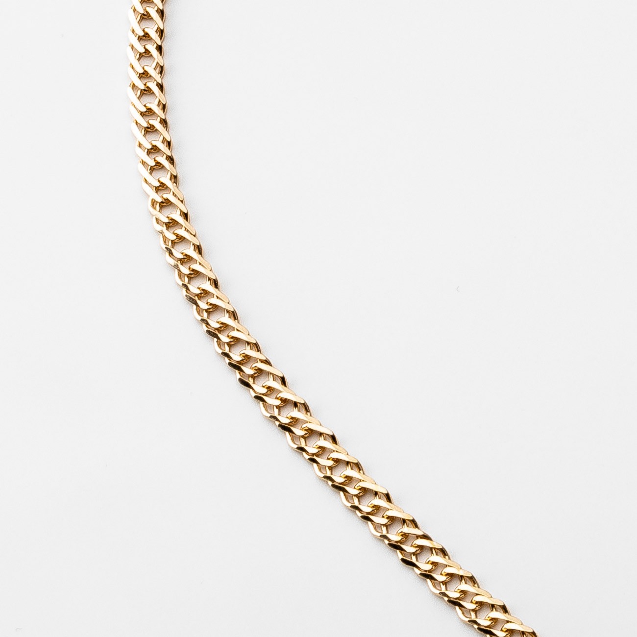 Rectangle pendant necklace rombo chain 925