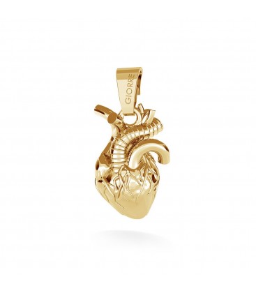 Human’s heart pendant sterling silver