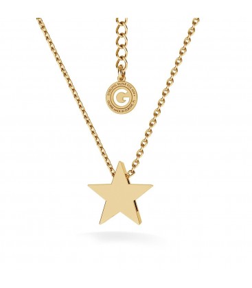 Star necklace, sterling silver 925