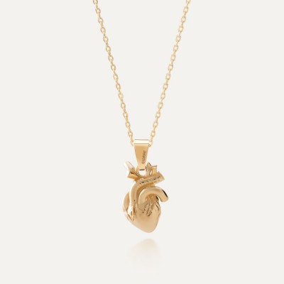 Human heart necklace 925