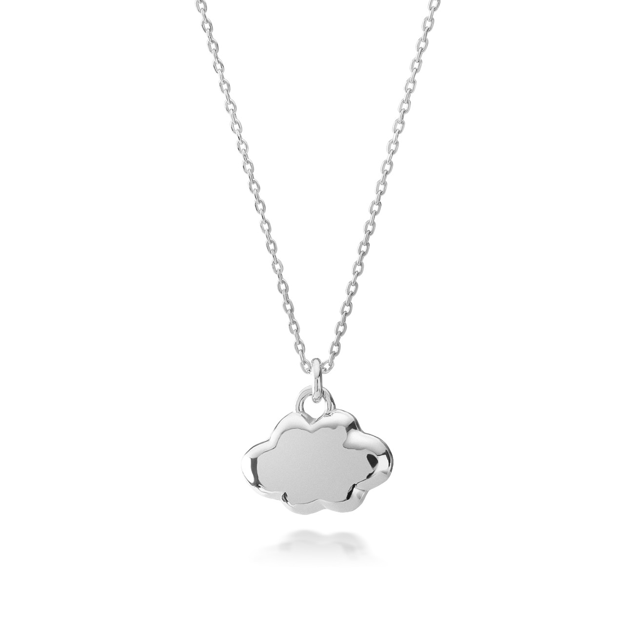 Silver cloud necklace, AUGUSTYNKA x GIORRE