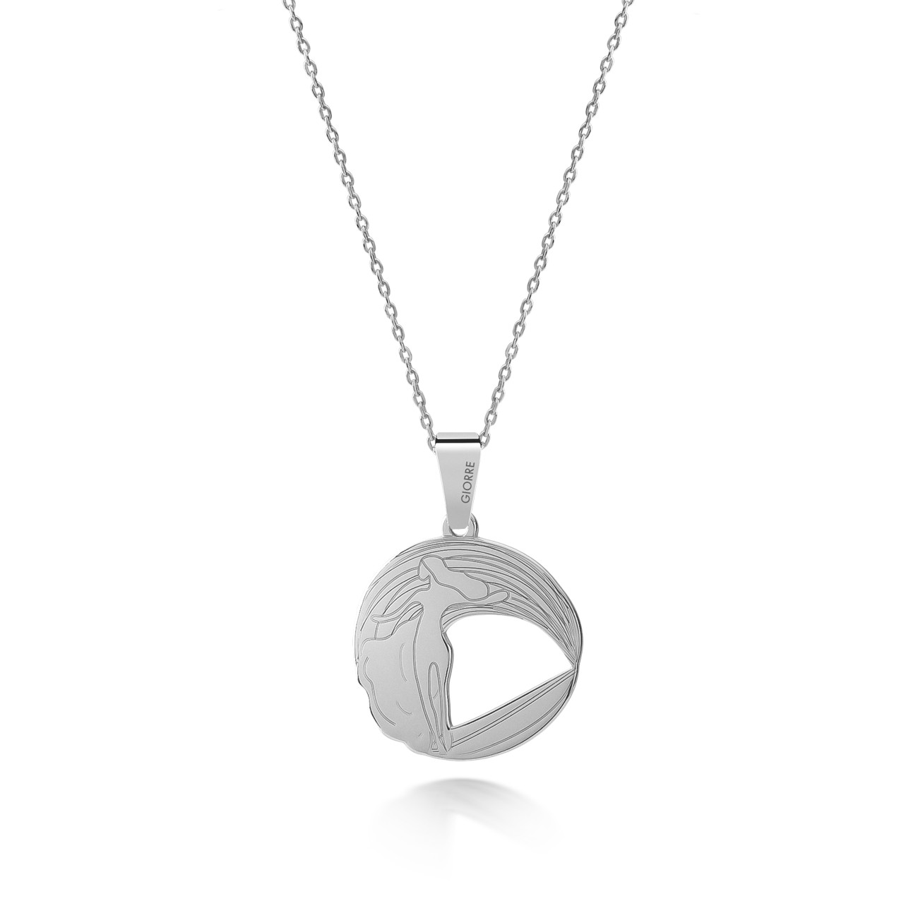 Silver surfer necklace, AUGUSTYNKA x GIORRE