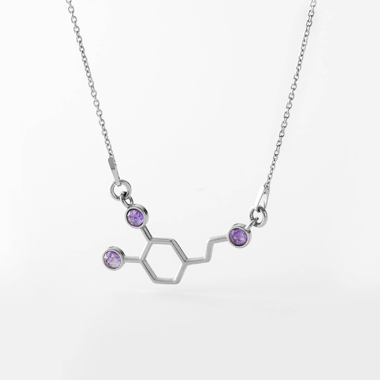 Dopamine necklace colorful stones