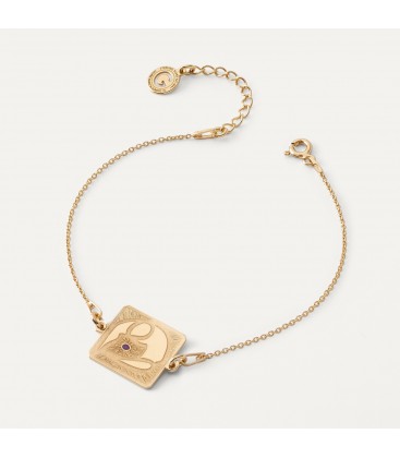 Yoga Camel Pose Bracelet, sterling silver 925