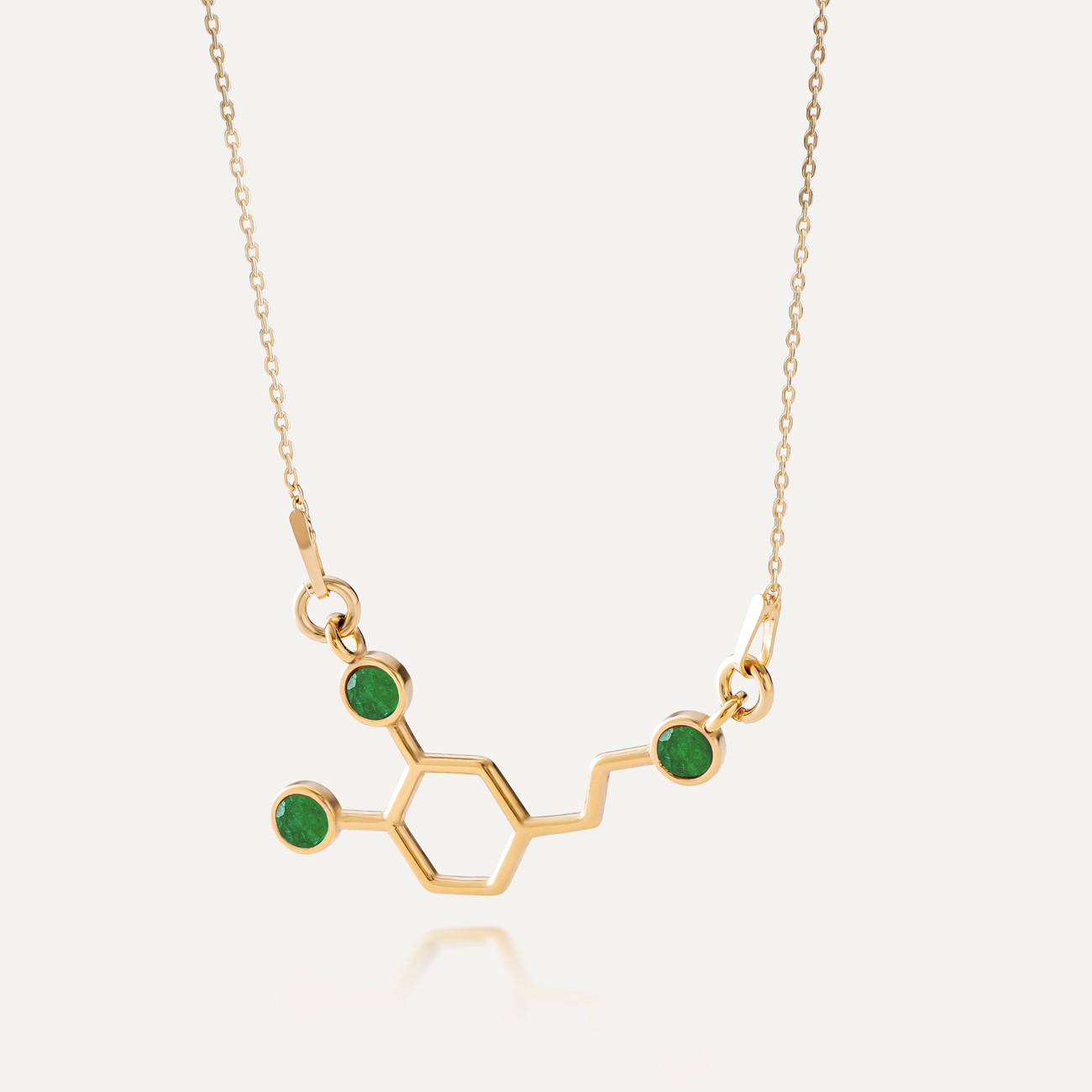 Dopamine necklace colorful stones