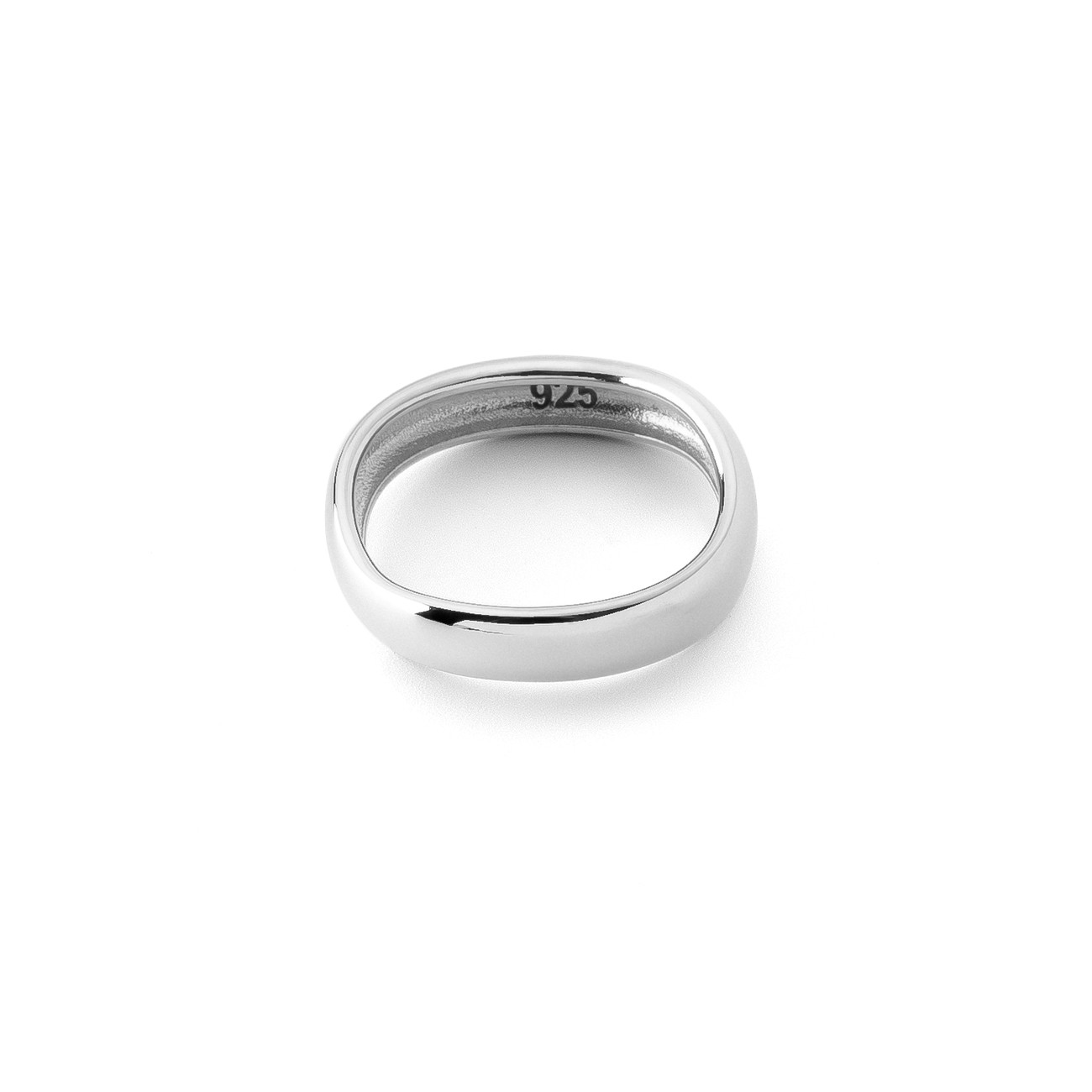 Srebrny pierścionek fala, srebro 925