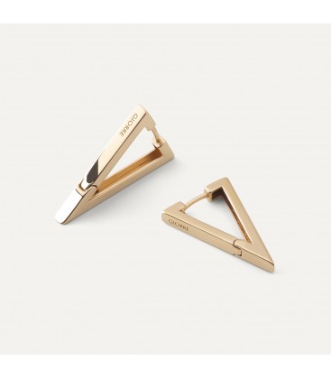Geometrische Dreiecke Ohrringe, silber 925
