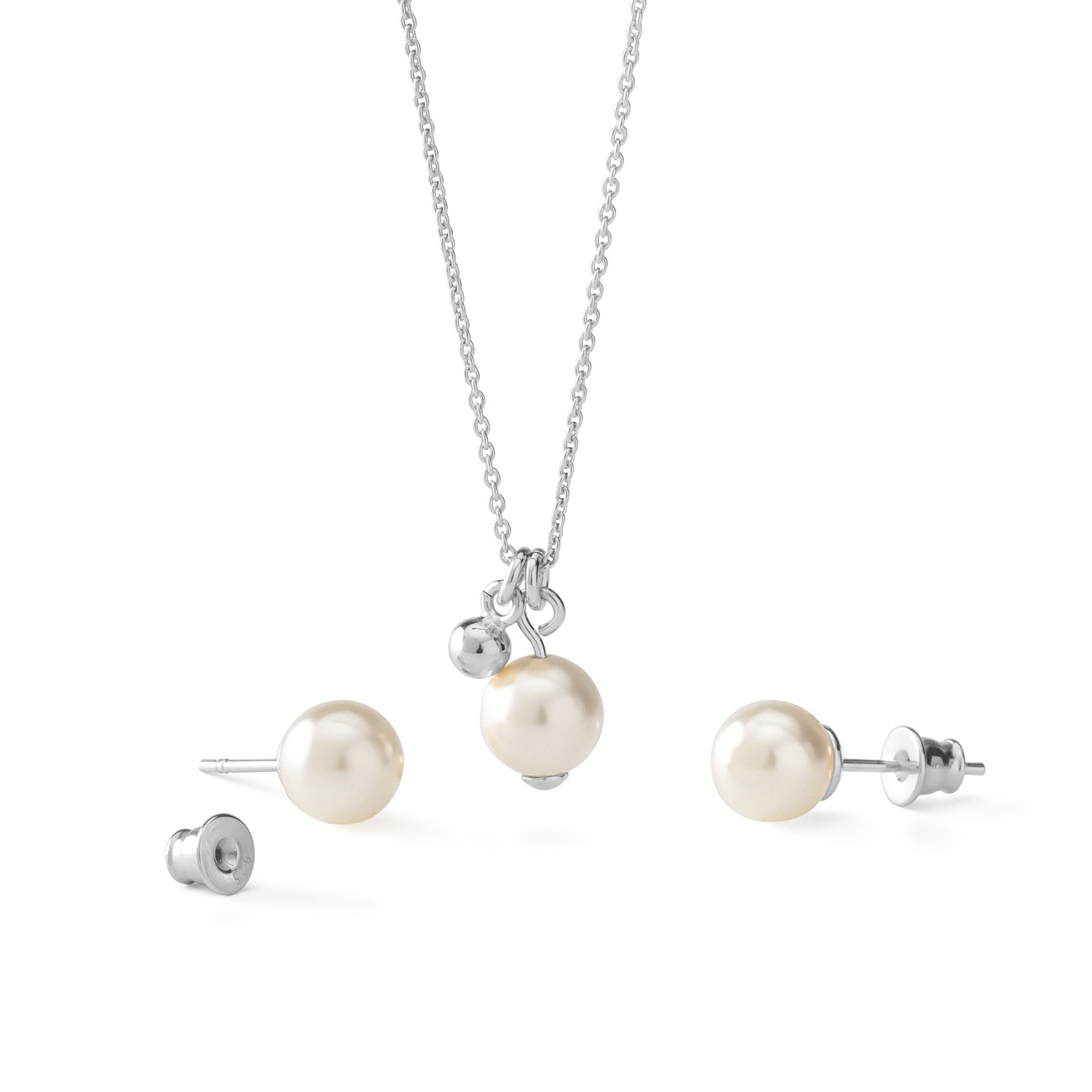 Silver set with GAVBARI pearl
