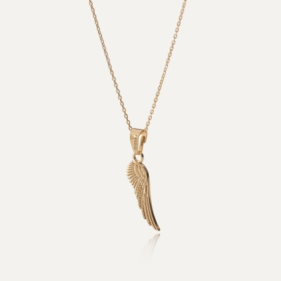 Goldflügel-Halskette, gold 14K