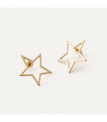 Star earrings sterling silver