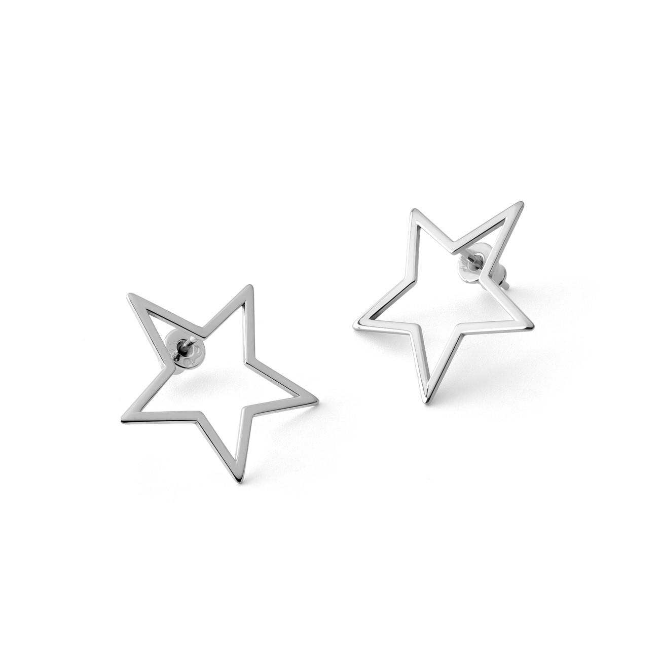 Star earrings sterling silver