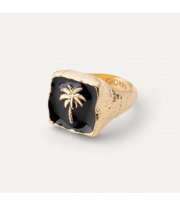 Palm signet ring, 925 silver