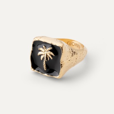Palm signet ring, 925 silver