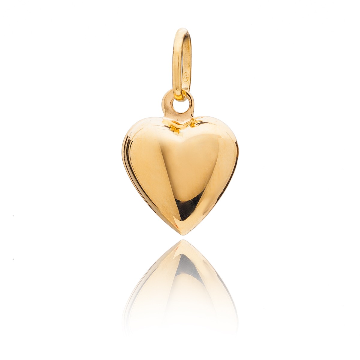 OUR LADY MEDALLION HEART GOLD 14K