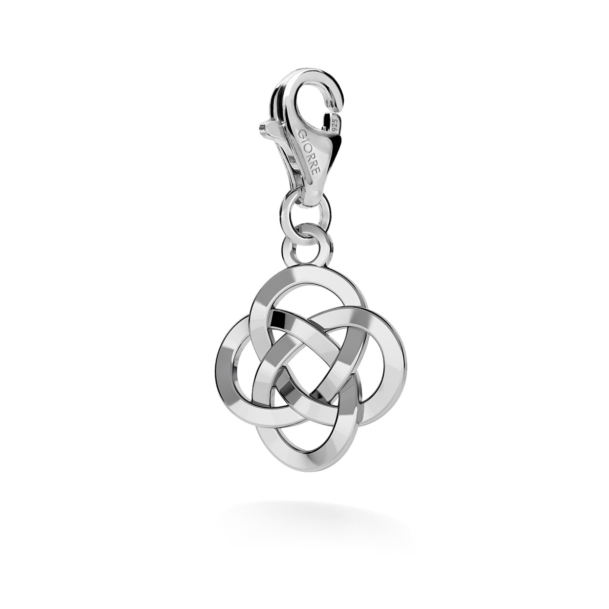 CHARM 81, CELTIC SIGN, SILVER 925, RHODIUM OR GOLD PLATED