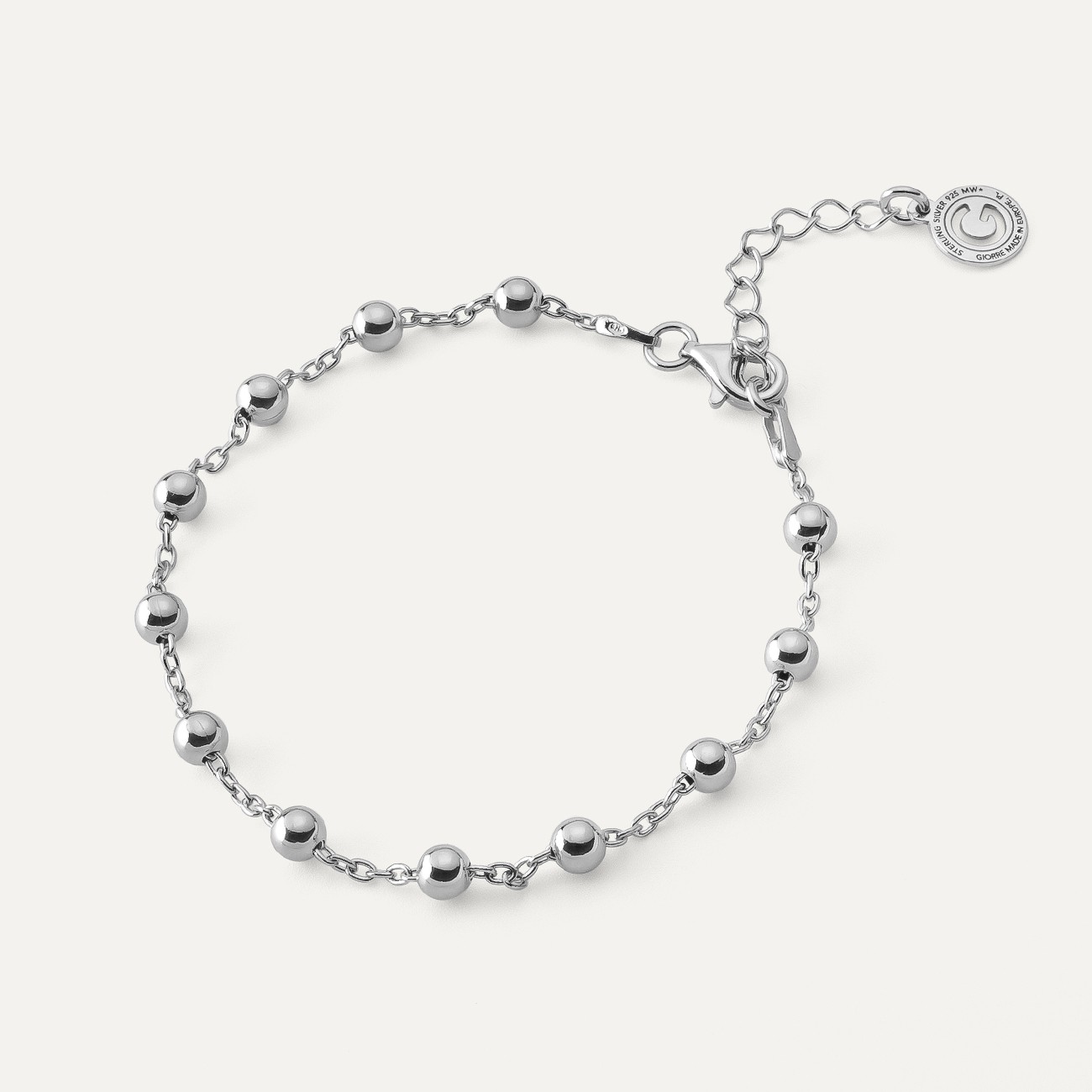 BRACELET WITH BALL 4MM