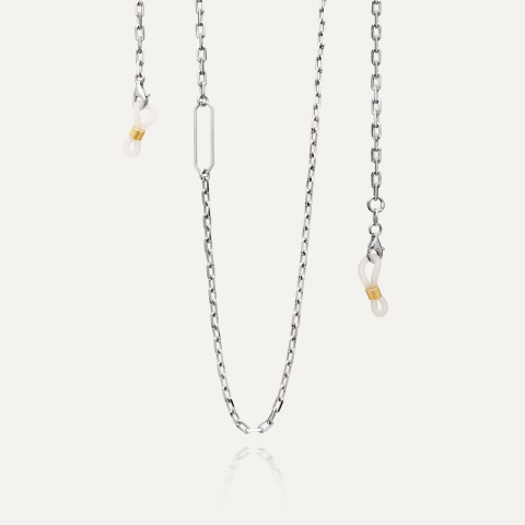 Chain glasses - silver 925 platinum plated