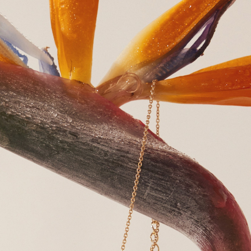 Bransoletka słonecznik, srebro 925 w pokryciu platyną                                    