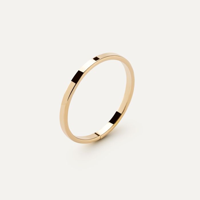 Separator ring, sterling silver 925 gold plated