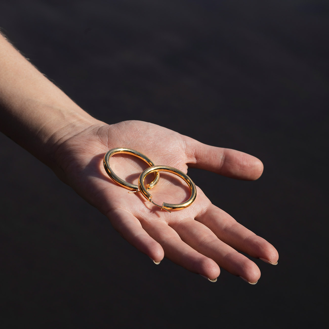 Women's hoop earrings