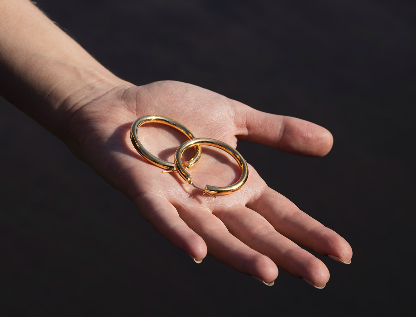 Women's hoop earrings