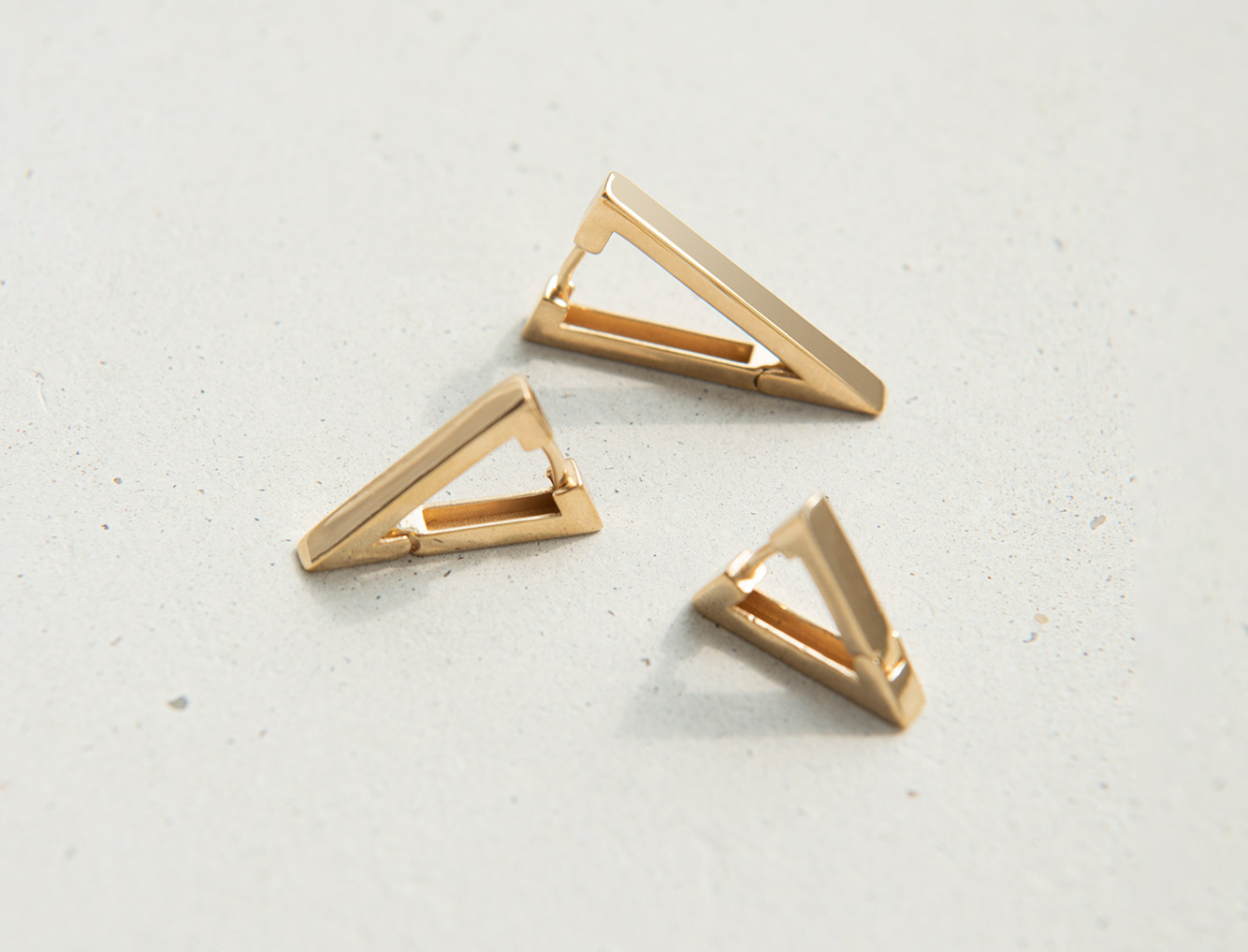 Triangle earrings