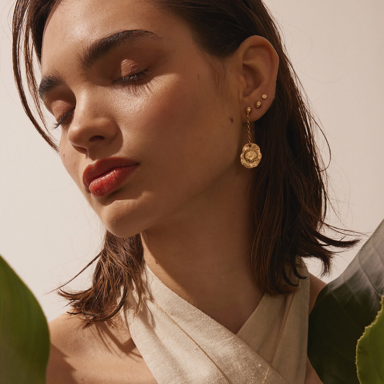 Muscheln an einer Kette