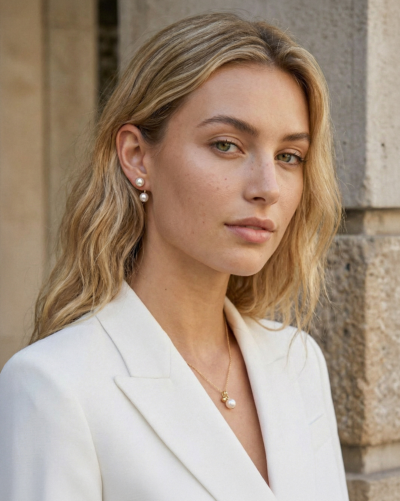 minimalistyczny naszyjnik z zawieszką