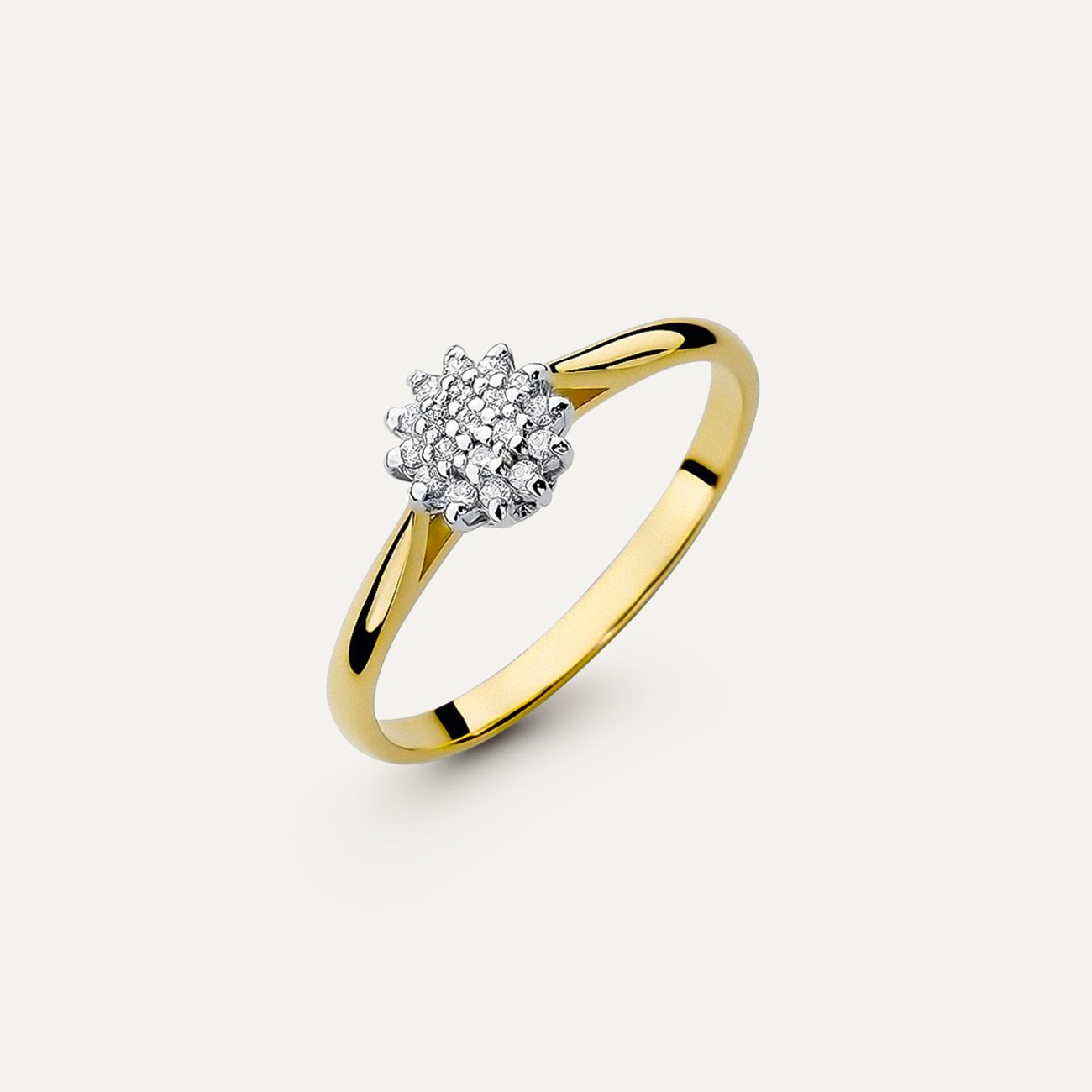 engagement ring white gold diamond