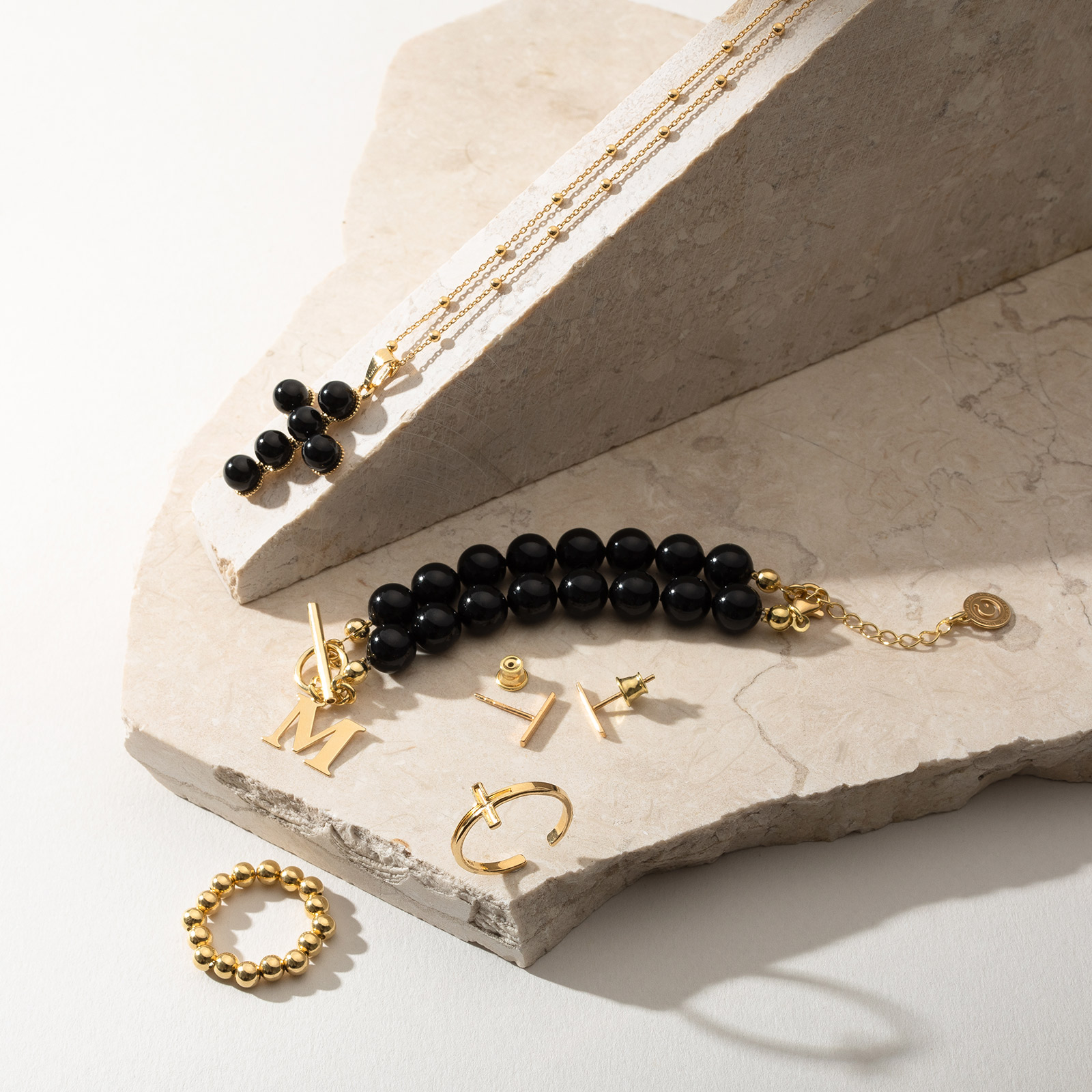 Gold-plated jewelry for a gift