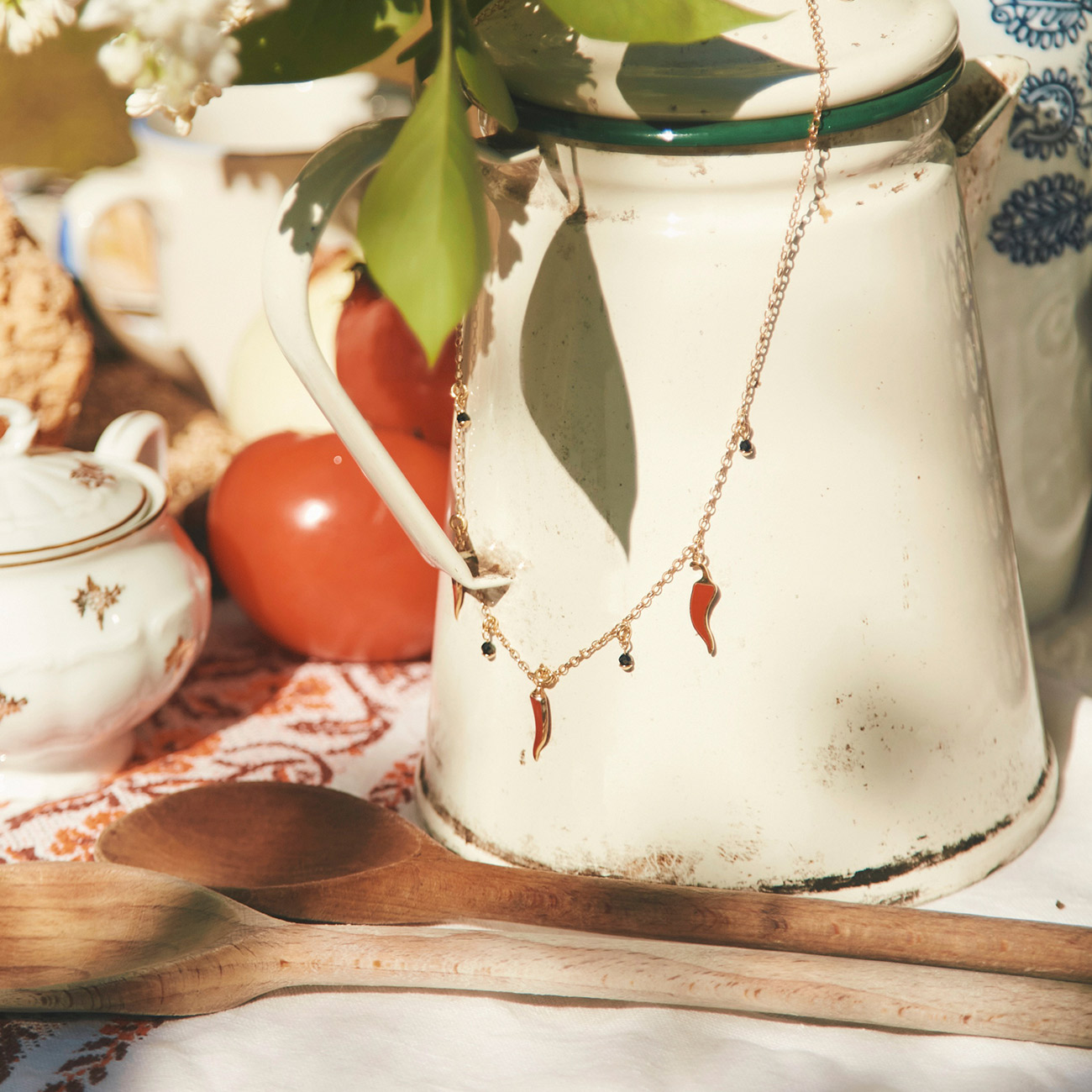 necklace with pendants