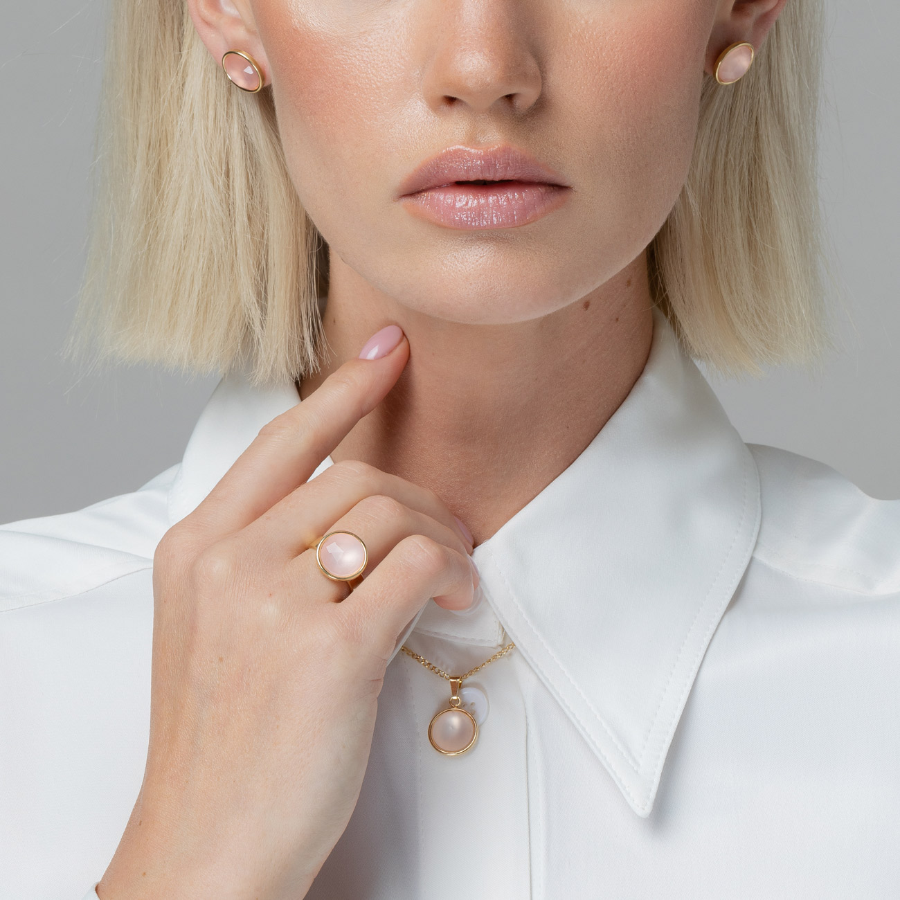 rose quarz schmuck quarzschmuck