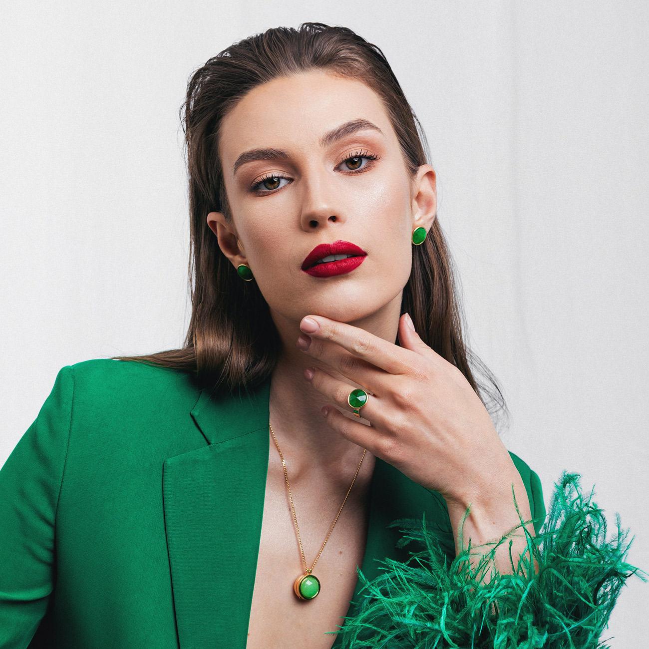 grüner jade schmuck jadeit schmuck