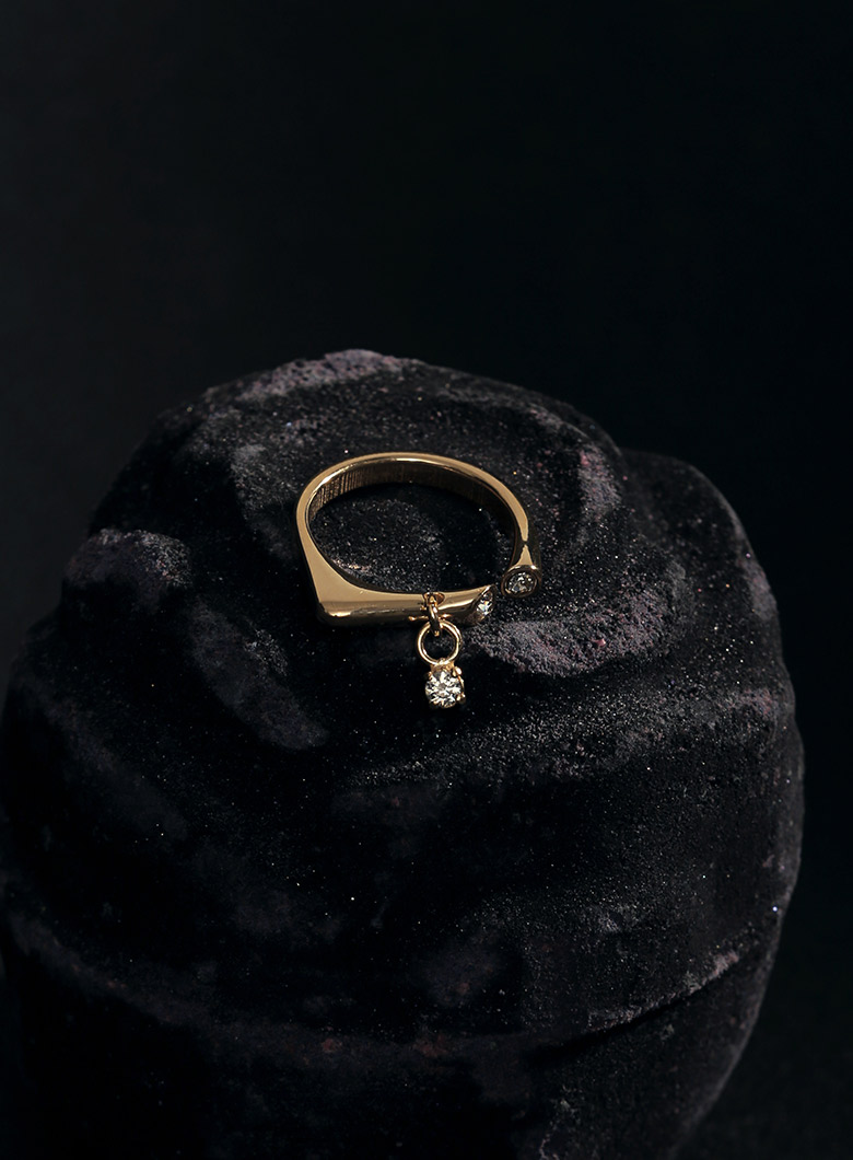 ring with pendant