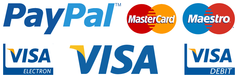 Bezpieczne płatności elektroniczne Paypal / Visa / Mastercard / Maestro